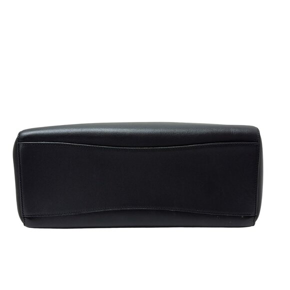 Auth JIMMY CHOO Rocket - Black Leather Handbag - Picture 5 of 8